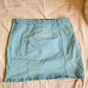 Denim skirt